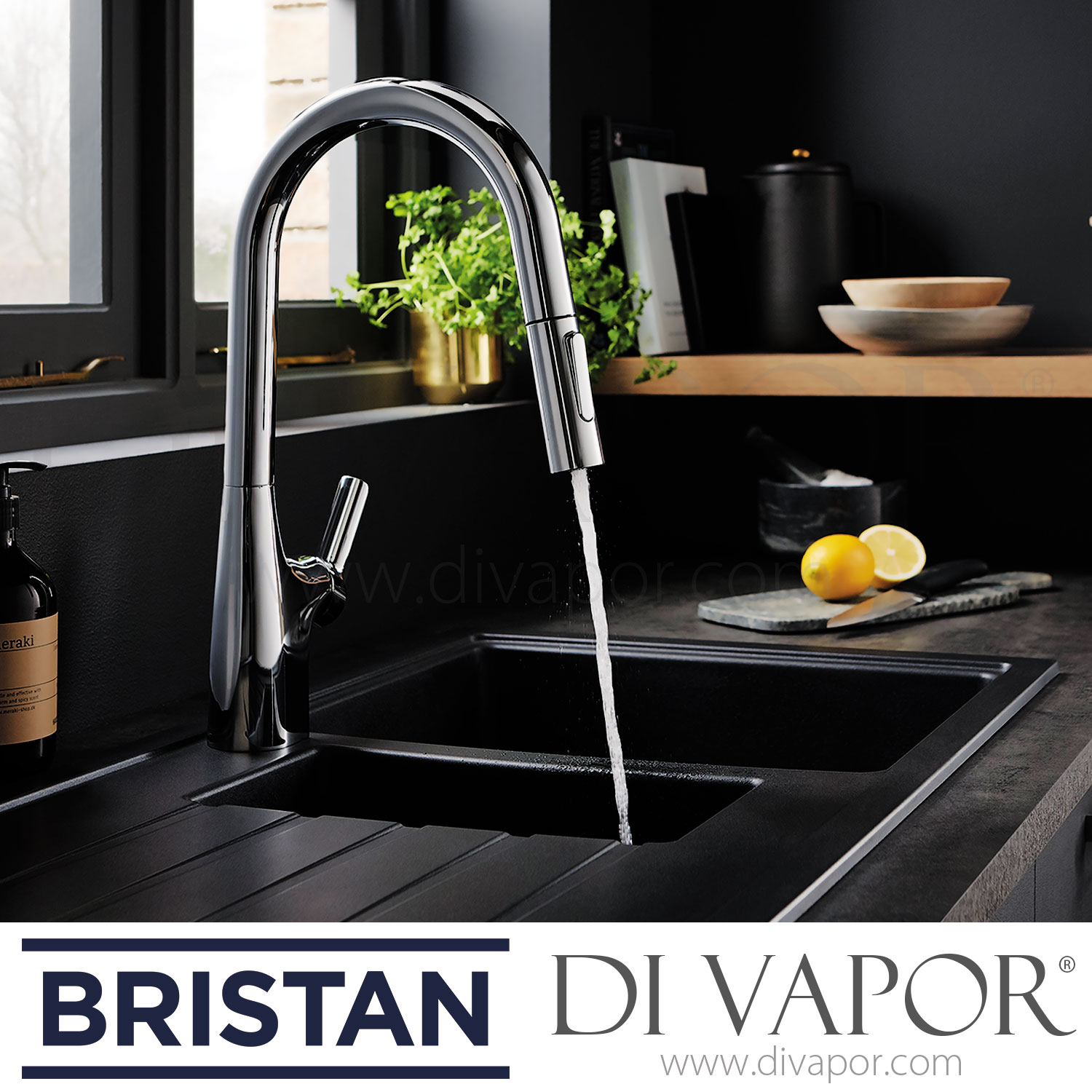 Bristan GLL PROSNK C Gallery Pro Glide Professional Sink Mixer Chrome